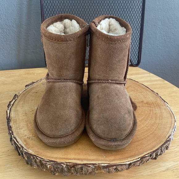 BEAR PAW Emma brown sheepskin lined boots size 7 - Picture 9 of 9